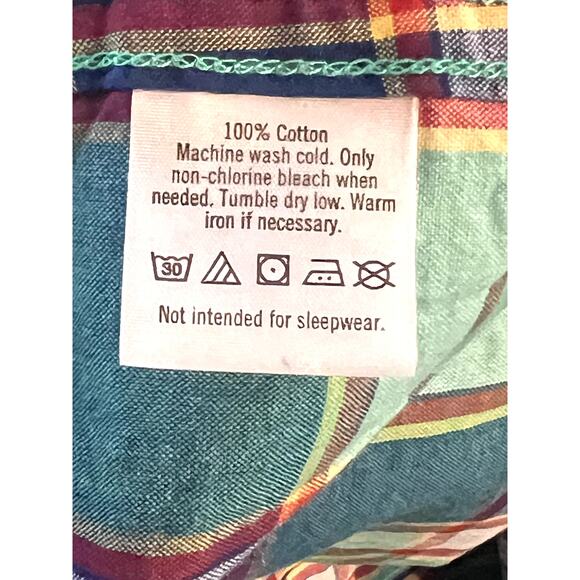 Janie & Jack Boys Plaid Button Down Shirt Size 4 - Picture 8 of 8